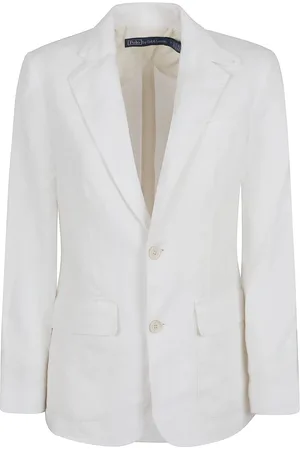Ralph Lauren Dames, Jassen, Wit, Maat: 2XS Linnen