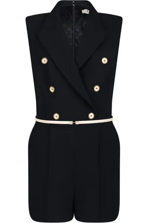 Elisabetta Franchi Dames, Jumpsuits & Playsuits, Zwart, Maat: L