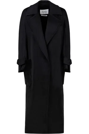 Max Mara Dames, Mantels, Zwart, Maat: 2XS Kasjmier