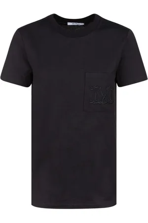 Max Mara Dames, Tops, Zwart, Maat: XS Katoen