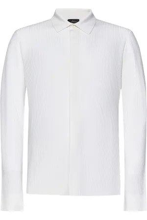 BRIONI Heren, Tops, Wit, Maat: M Zijde