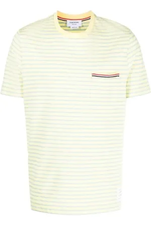 Thom Browne Heren, Tops, Geel, Maat: L