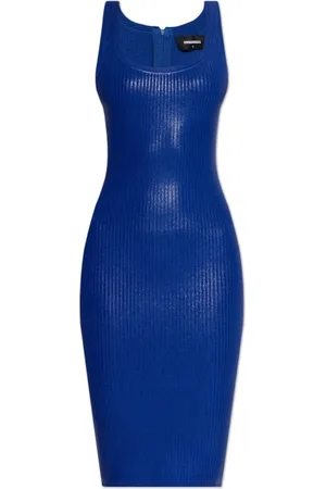 Dsquared2 Dames, Jurken, Blauw, Maat: 2XS Viscose