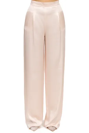 Max Mara Dames, Broeken, , Maat: S Satijn