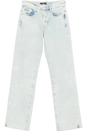 7 for all Mankind Dames, Jeans, Blauw, Maat: W29 Denim