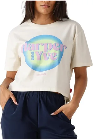 Harper & Yve Dames, Tops, , Maat: L Katoen