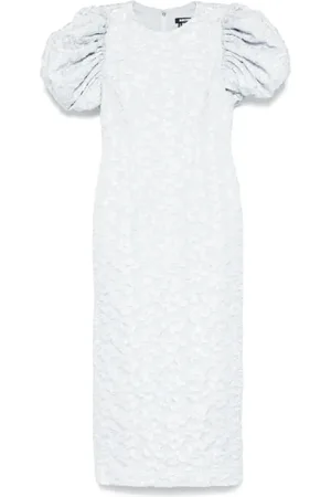 ROTATE Dames, Jurken, Blauw, Maat: 3XS Poliester