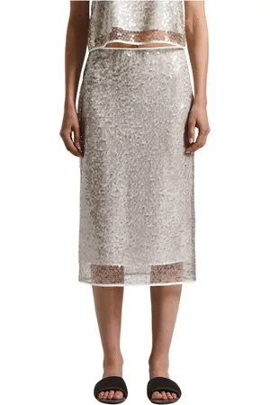 PESERICO SIGN Dames, Rokken, , Maat: XL Satijn