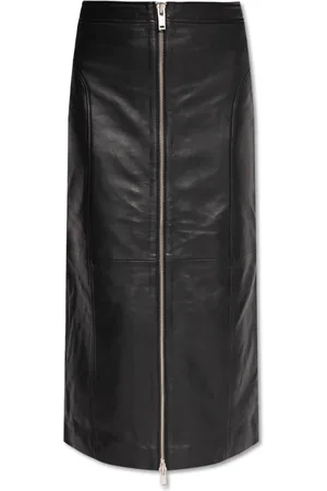 Gestuz Dames, Rokken, Zwart, Maat: 3XS Leer
