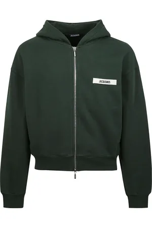 Jacquemus Heren, Sweatshirts & Hoodies, Groen, Maat: XL Katoen