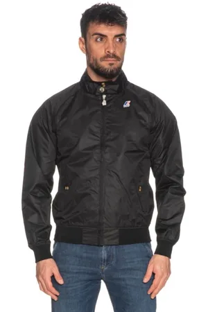 K-Way Heren, Jassen, Zwart, Maat: M Nylon