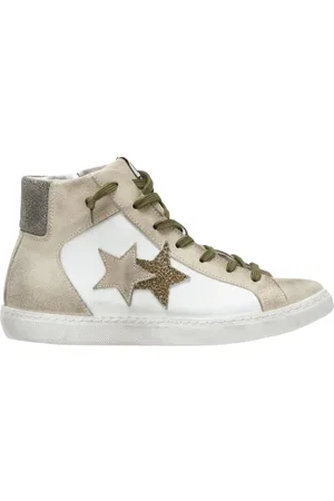 2STAR Heren, Schoenen, Wit, Maat: 44 EU Leer