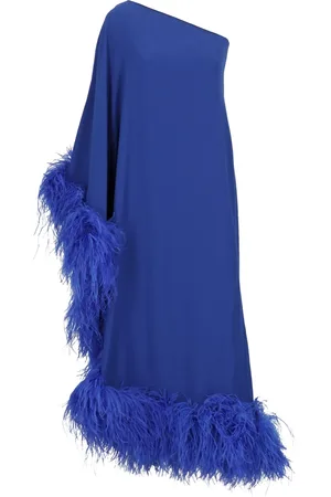 Ilkyaz Ozel Dames, Jurken, Blauw, Maat: XS