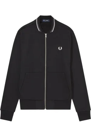 Fred Perry Heren, Sweatshirts & Hoodies, Zwart, Maat: S