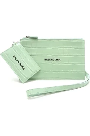 Balenciaga Dames, Pre-owned, Groen, Maat: ONE Size Leer