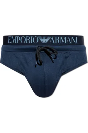Emporio Armani Heren, Badkleding, Blauw, Maat: XL
