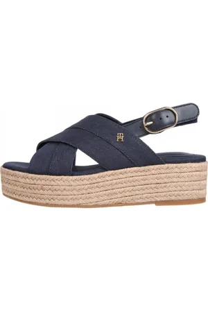 Tommy Hilfiger Dames, Schoenen, Blauw, Maat: 36 EU Denim