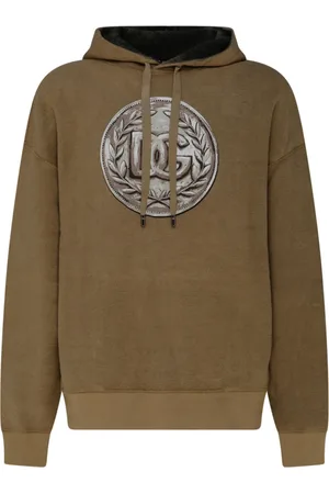 Dolce & Gabbana Heren, Sweatshirts & Hoodies, Bruin, Maat: L Katoen