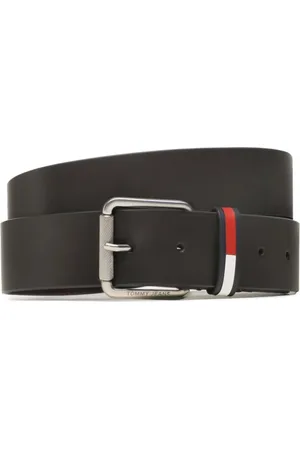Tommy Hilfiger Heren, Accessoires, Bruin, Maat: 105 CM Leer