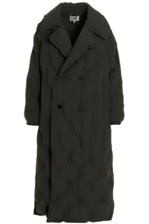 Maison Margiela Dames, Mantels, Zwart, Maat: M