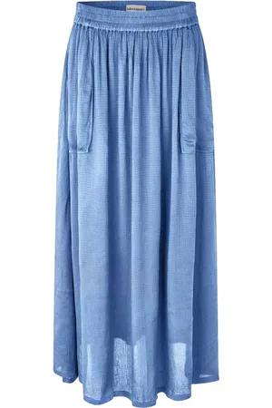 Lollys Laundry Dames, Rokken, Blauw, Maat: XL