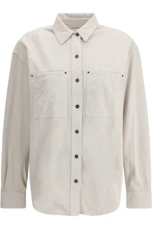 Isabel Marant Dames, Blouses & Shirts, Grijs, Maat: XS Katoen
