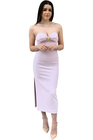 Elisabetta Franchi Dames, Jurken, Roze, Maat: XL Poliester