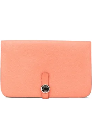 Hermès Dames, Pre-owned, Oranje, Maat: ONE Size Leer