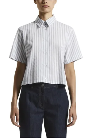 PESERICO SIGN Dames, Blouses & Shirts, Blauw, Maat: 2XS