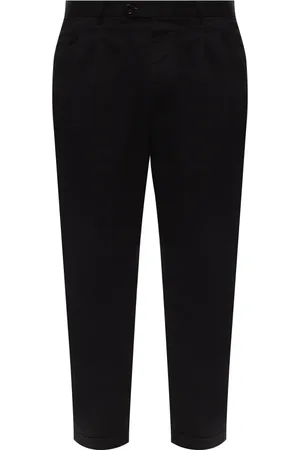 Giorgio Armani Heren, Broeken, Zwart, Maat: XL Katoen
