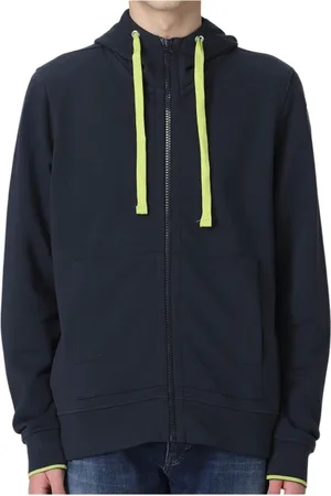 Blauer Heren, Sweatshirts & Hoodies, Blauw, Maat: M Katoen