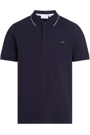 Calvin Klein Heren, Tops, Blauw, Maat: XL