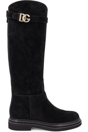 Dolce & Gabbana Dames, Schoenen, Zwart, Maat: 36 EU Suède