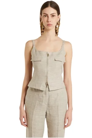 MARELLA Dames, Tops, , Maat: L Linnen
