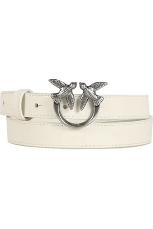 Pinko Dames, Accessoires, Wit, Maat: XS Leer