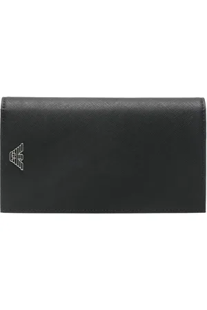 Emporio Armani Heren, Accessoires, Zwart, Maat: ONE Size Leer