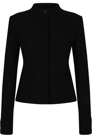 Courrèges Dames, Jassen, Zwart, Maat: M Leer