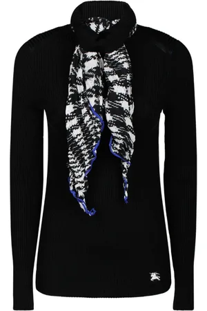 Burberry Dames, Truien, Zwart, Maat: L Zijde