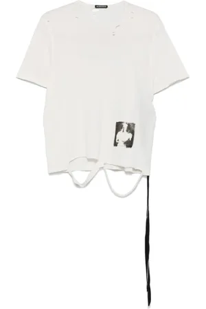 ANN DEMEULEMEESTER Dames, Tops, Wit, Maat: M