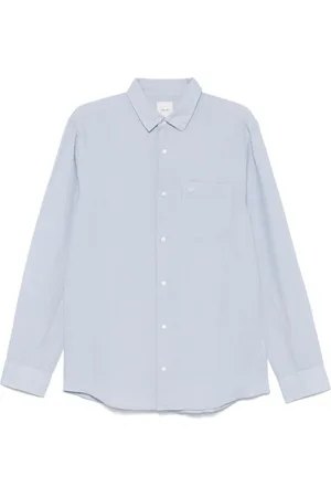 Calvin Klein Heren, Overhemden, Blauw, Maat: S