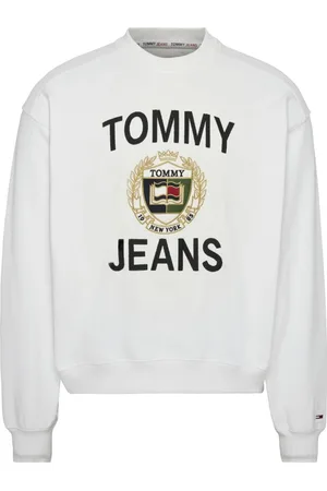 Tommy Hilfiger Heren, Sweatshirts & Hoodies, Wit, Maat: S Katoen