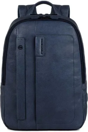 Piquadro Heren, Tassen, Blauw, Maat: ONE Size Leer