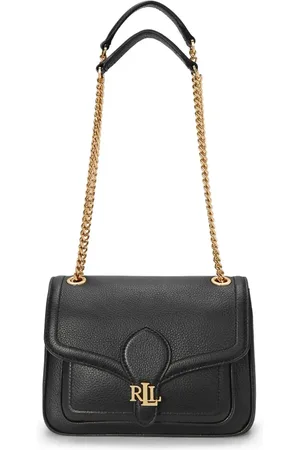 Ralph Lauren Dames, Tassen, Zwart, Maat: ONE Size Leer