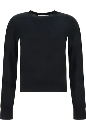 Alexander Wang Dames, Truien, Zwart, Maat: S Wol