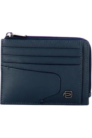 Piquadro Heren, Accessoires, Blauw, Maat: ONE Size Leer
