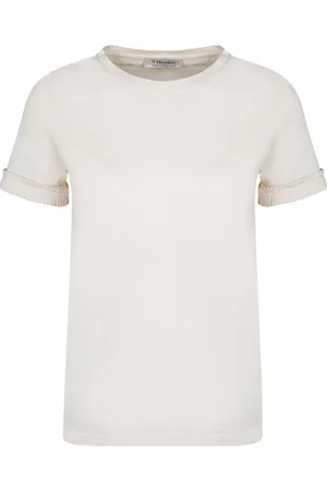 Max Mara Dames, Tops, Wit, Maat: XL Katoen