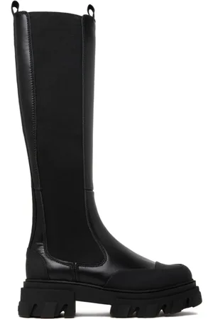 Ganni Dames, Schoenen, Zwart, Maat: 36 EU Leer