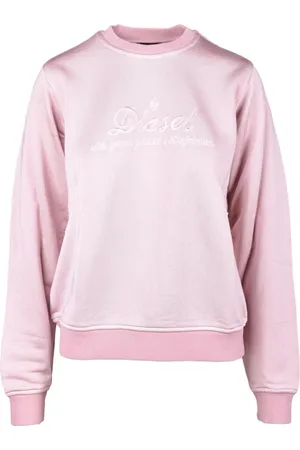 Diesel Dames, Sweatshirts & Hoodies, Roze, Maat: XS Katoen
