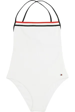 Tommy Hilfiger Dames, Badkleding, Wit, Maat: L Nylon