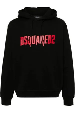Dsquared2 Heren, Sweatshirts & Hoodies, Zwart, Maat: 2XL